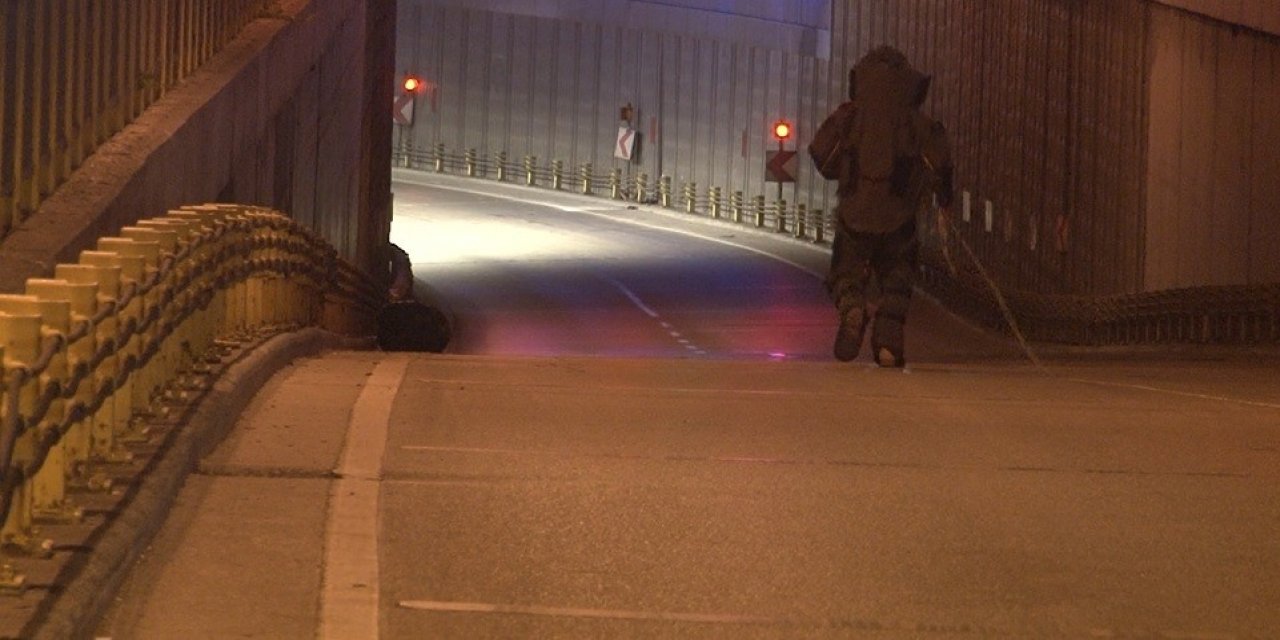 Konya’da hareketli anlar! Şüpheli paket nedeniyle alt geçit kapatıldı