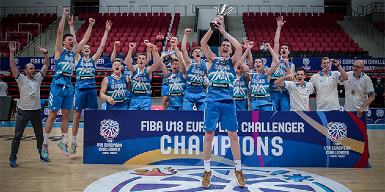 Konya 18 Yaş Altı Erkekler Avrupa Challenger'da Şampiyon Slovenya