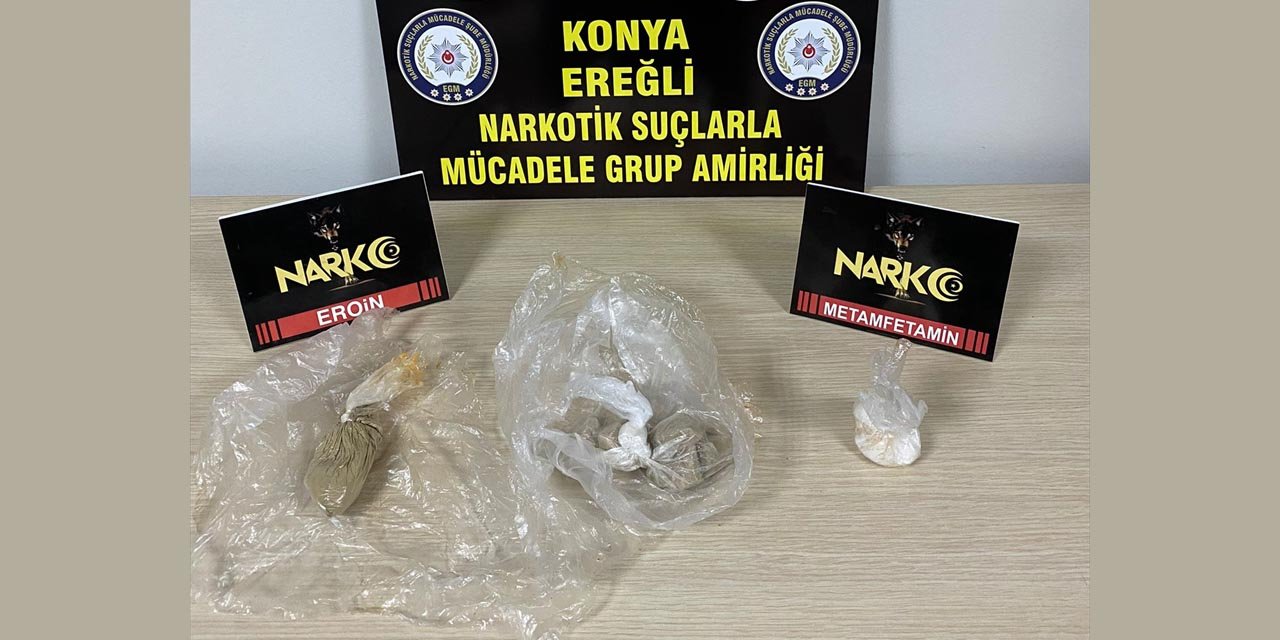 Konya’da uyuşturucu operasyonu! Sakladığı yer pes dedirtti
