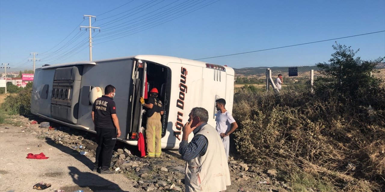 Yine yolcu otobüsü kazası! Bu kez adres Uşak