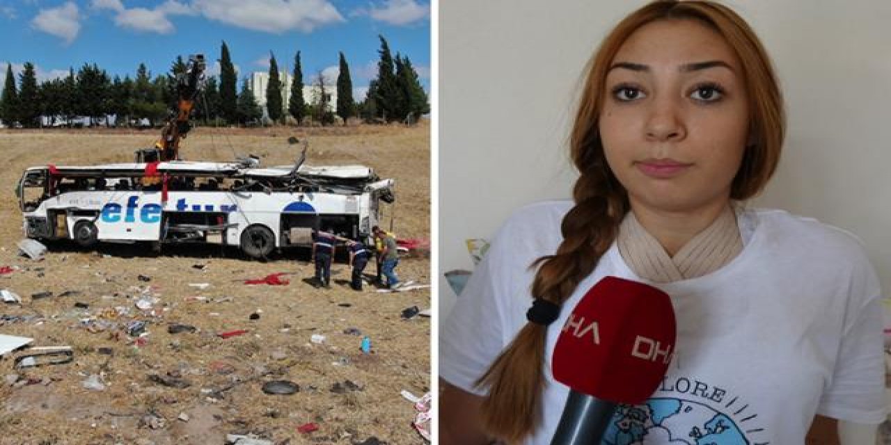 15 kişinin öldüğü kazadan emniyet kemeriyle kurtulan Didem o anları anlattı