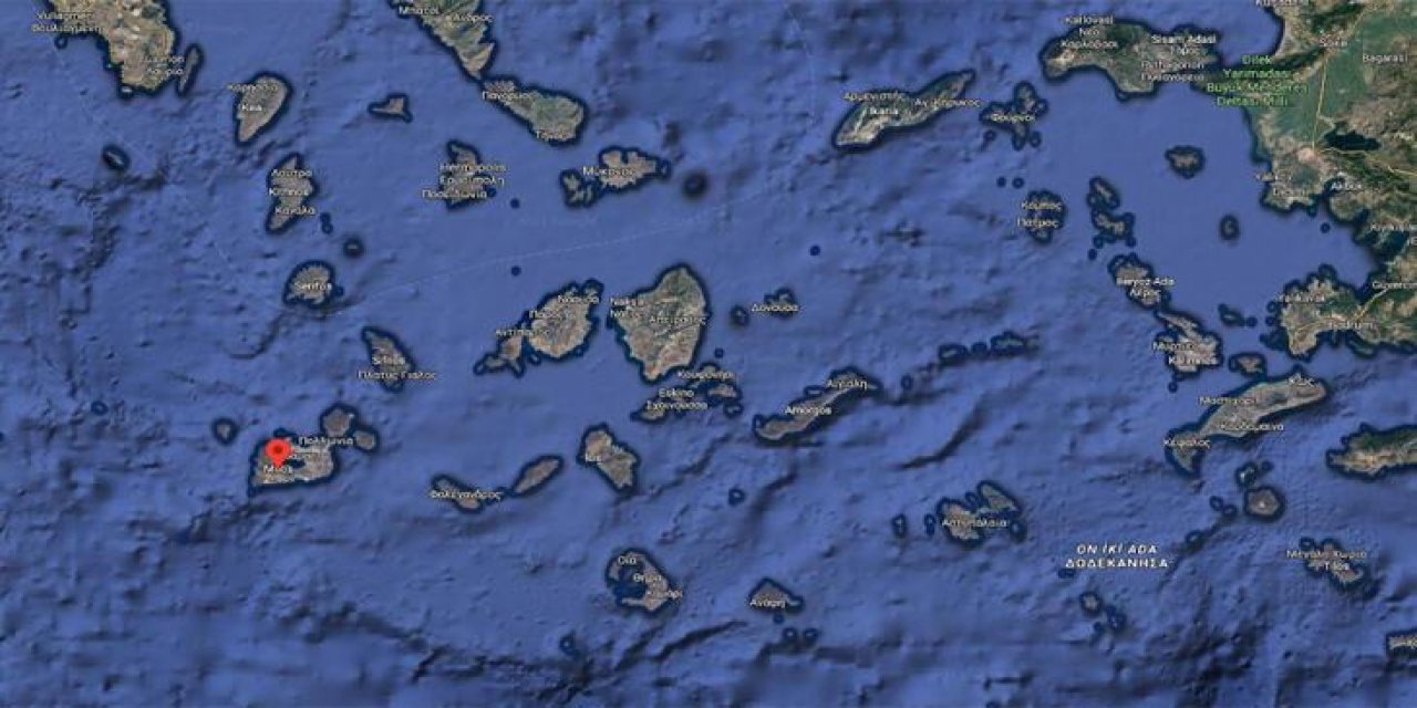 Ege'de İngiliz bayraklı yat battı