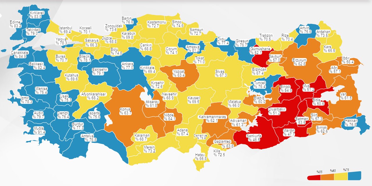Aşı haritasında Konya'nın renginin değişmesine çok az kaldı