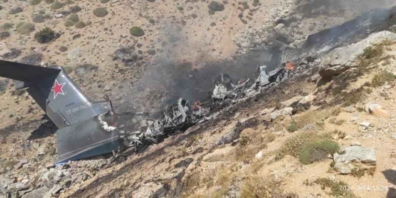 Son Dakika: Kahramanmaraş’ta yangın söndürme uçağı düştü