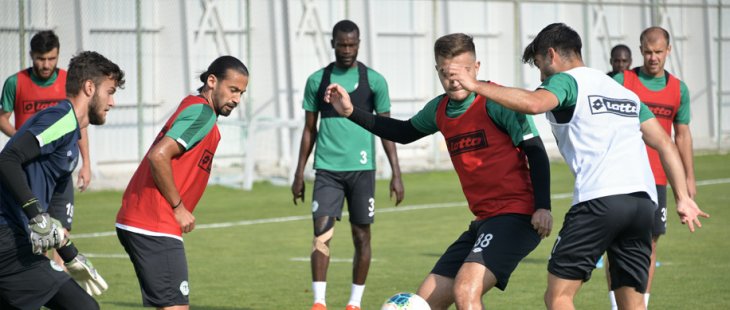 Konyaspor'da Gençlerbirliği maçının hazırlıkları devam etti
