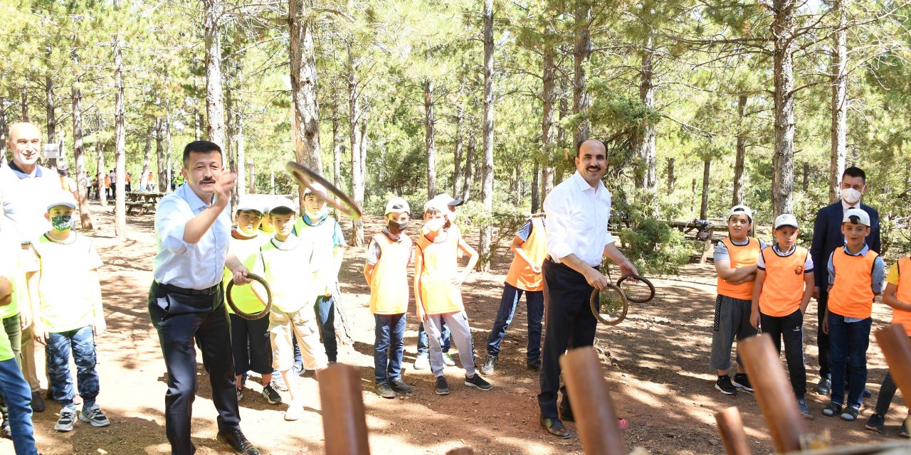 Konya Büyükşehir’in yaz kamplarında çocuklarla doyumsuz bir gün geçirdiler