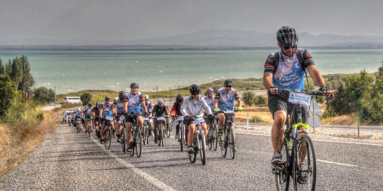 Geleneksel Bisiklet Festivali Beyşehir’de başladı