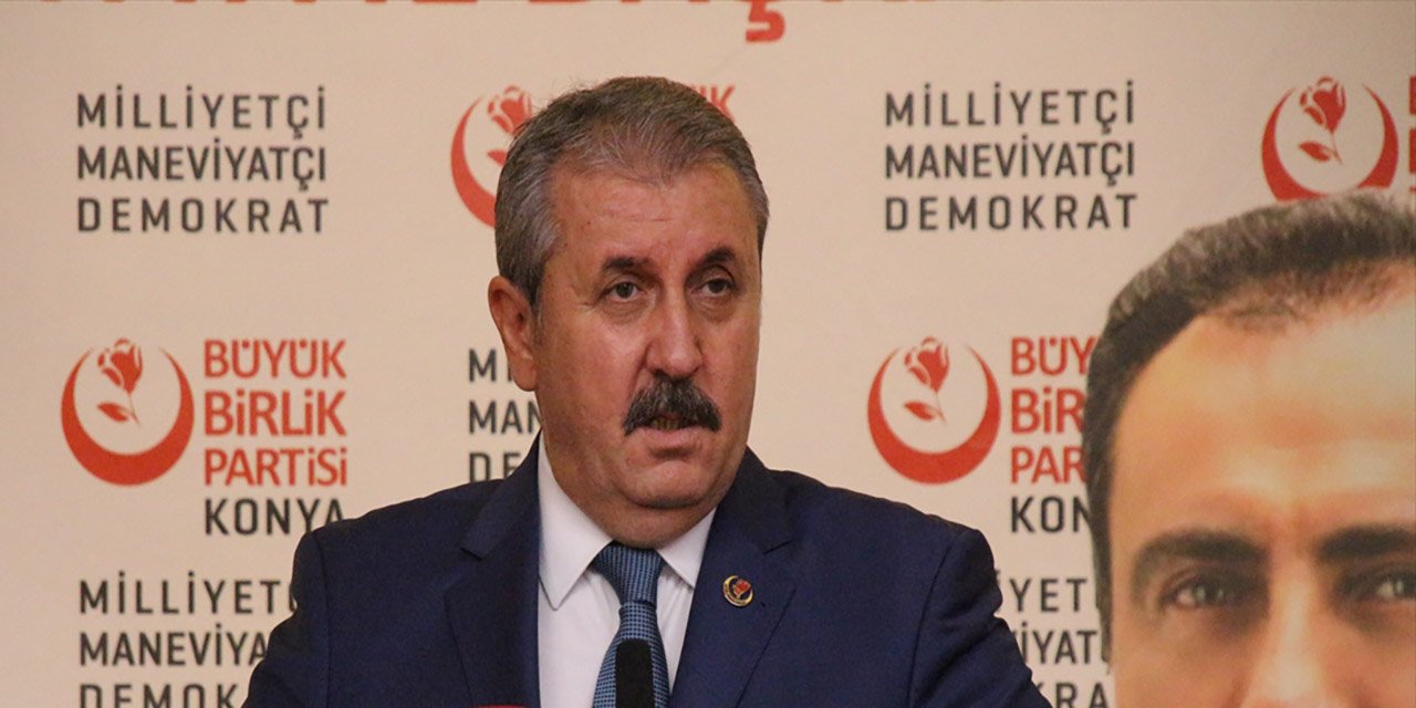 BBP Genel Başkanı Konya’da konuştu, aşı yaptırmayanlarla ilgili karara destek verdi