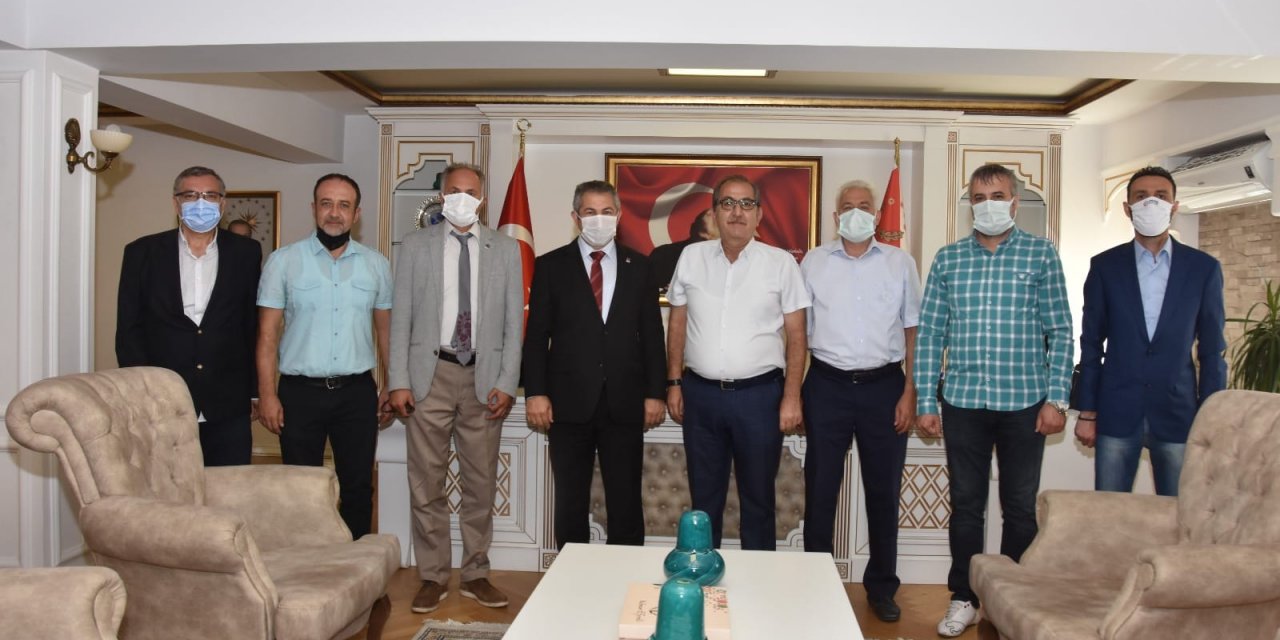 TSYD Konya'dan Dinç'e hayırlı olsun ziyareti