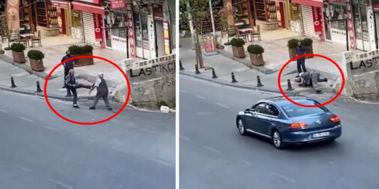 Güler misin ağlar mısın? Yaşlı amcaların kavgası görenleri şaşkına çevirdi