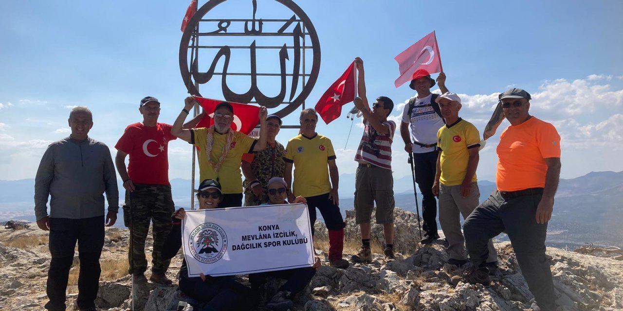 Konyalı Dağcılar’dan Yalı Dağı’na tırmanış