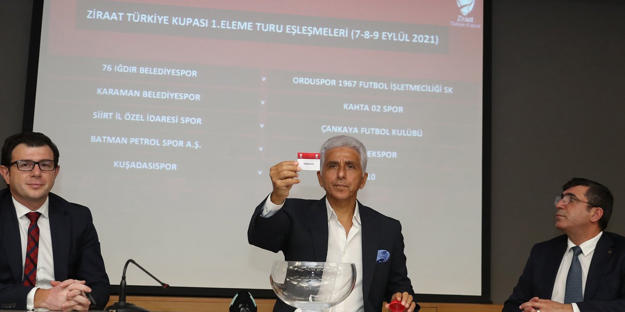 Ziraat Türkiye Kupası'nda 1. tur eşleşmeleri belli oldu.