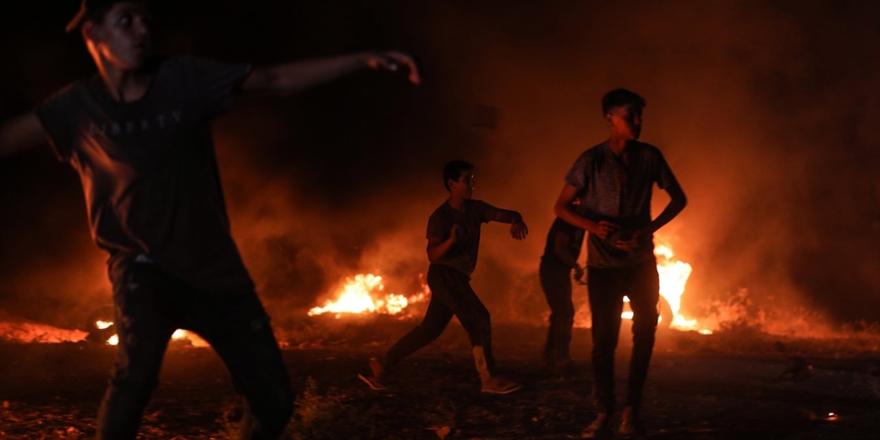 İşgalci İsrail askerleri, Gazze sınırındaki gösteriye gerçek mermiyle müdahale etti