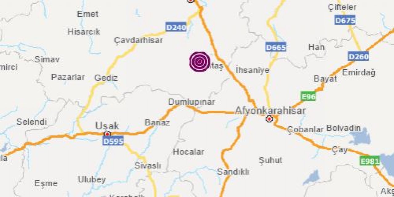 Son Dakika: Kütahya’da 5,0 büyüklüğünde deprem