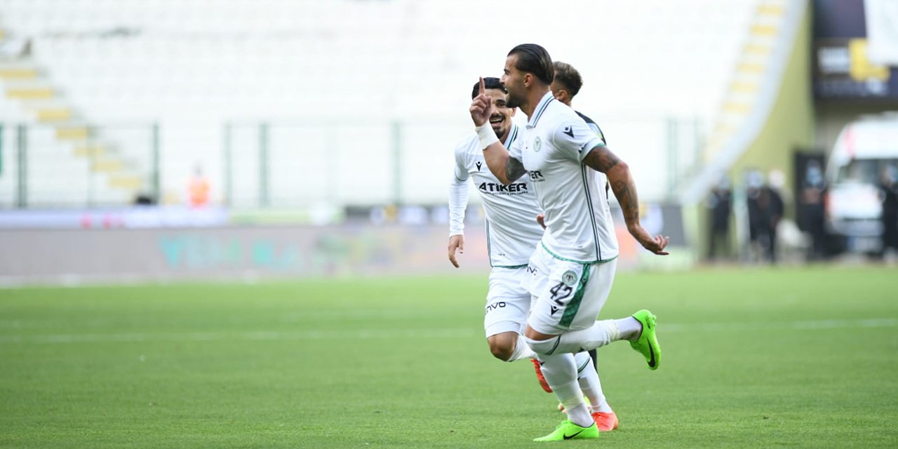 Konyaspor’da tarihe geçen goller! 801’inci gol milli oyuncudan geldi