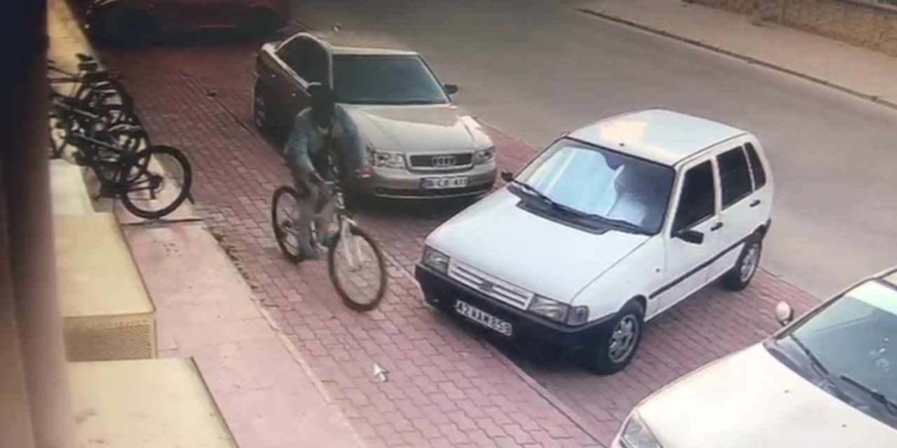 10 günde 3 bisiklet çaldı, Konya polisi kelepçeyi taktı