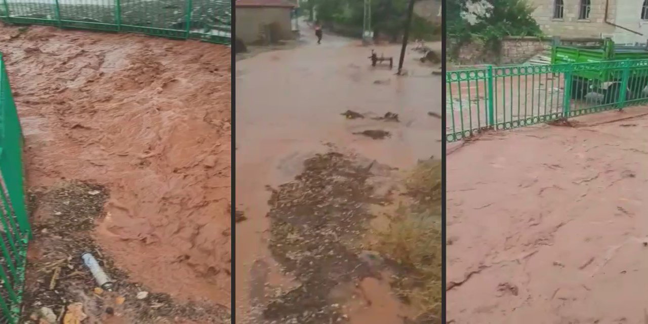 Konya’da sağanak yağış su baskınlarına neden oldu