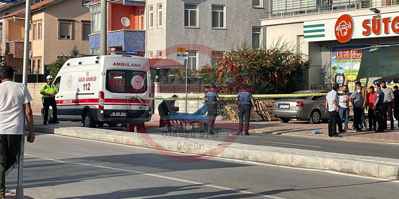 Son Dakika: Konya’da kamyonet motosiklete çarptı: 1 ölü, 1 yaralı