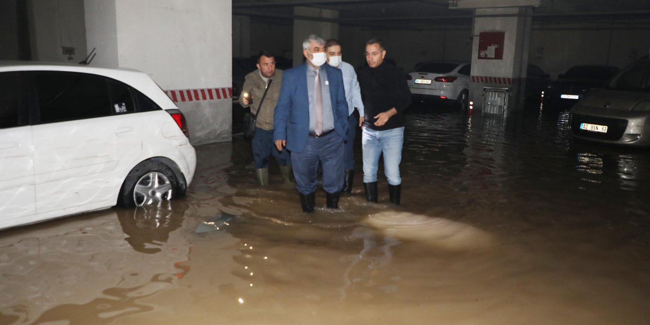 KOSKİ, Konya’da otoparkın sular içinde kalmasıyla ilgili açıklama yaptı