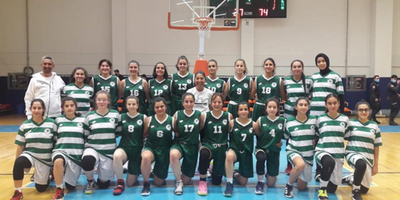 Konyaspor Kadın Basketbol takımları turnuvada şampiyon oldu