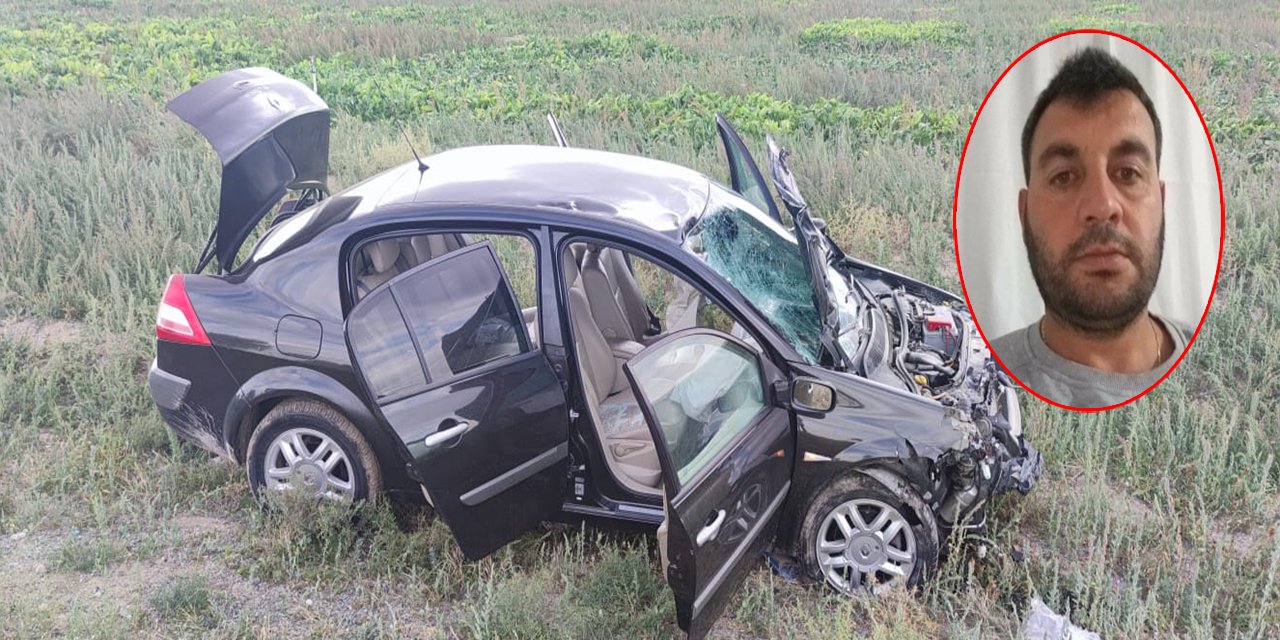 Konya’da tarladan evine dönen motosikletli, otomobilin çarpması sonucu öldü