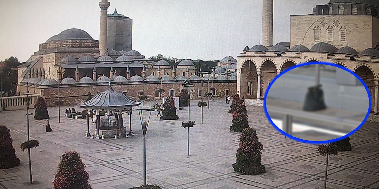 Konya’da şüpheli paket ihbarıyla alarma geçen polis, unutulan çantayı dakikalar içinde sahibine teslim etti