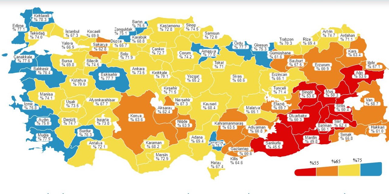 Konya'nın aşı haritasındaki renginin değişmesine çok az kaldı