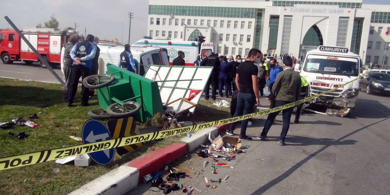 Ambulansın da karıştığı zincirleme kazada yaralananlardan 5’inin tedavisi sürüyor