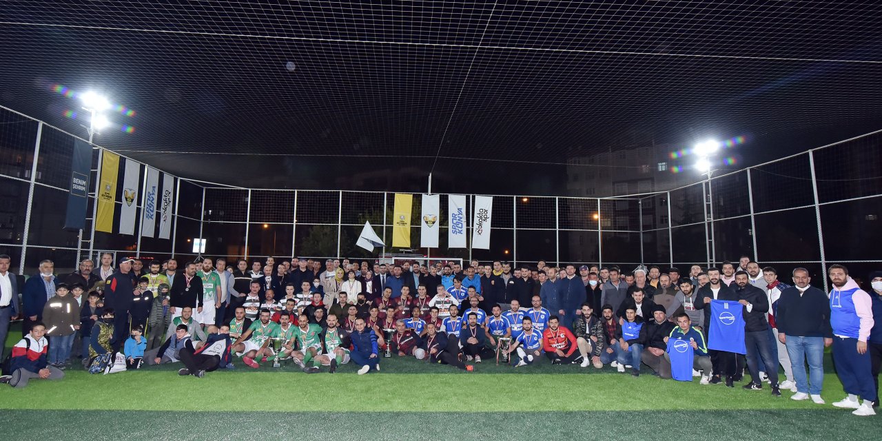 Konya Büyükşehir Belediyesi Futbol Turnuvasında şampiyon birim oldular