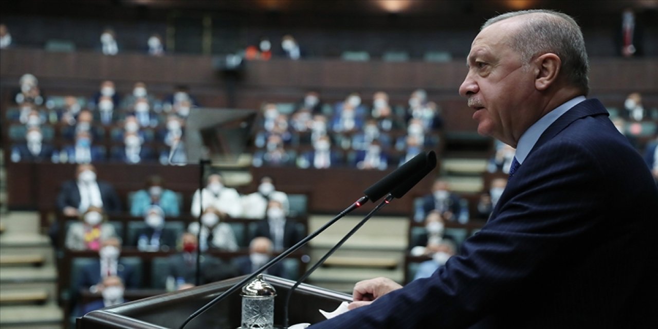 Cumhurbaşkanı Erdoğan'dan AK Parti Grup Toplantısında yeni anayasa mesajı