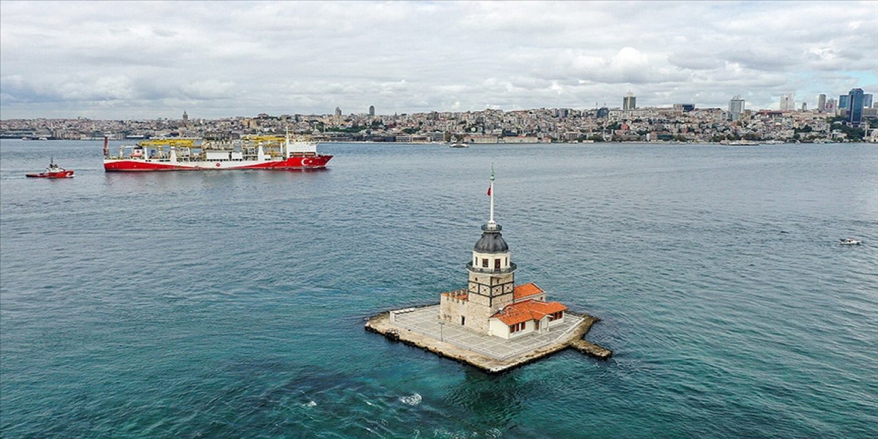 Yavuz sondaj gemisi Karadeniz'deki ilk görevi için yola çıktı