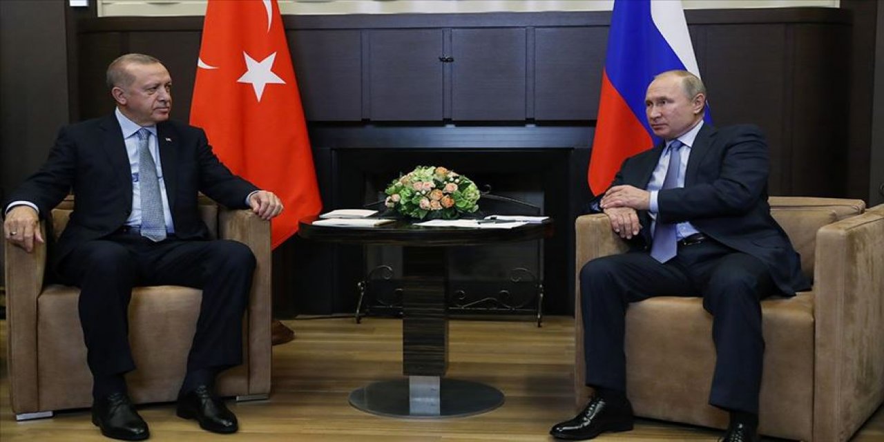 Cumhurbaşkanı Erdoğan, Rus lider Vladimir Putin ile görüştü