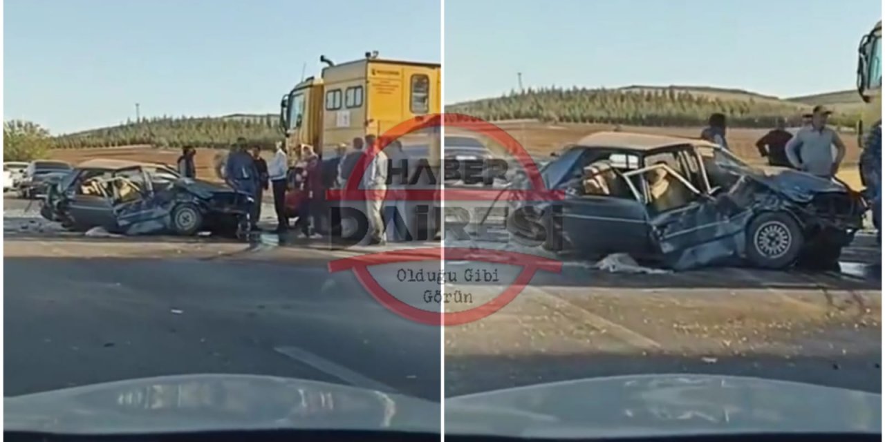 Konya’da zincirleme kaza! 3 araç çarpıştı, 5 kişi yaralandı