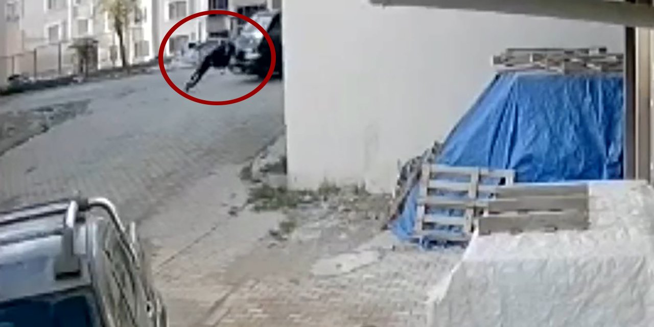 Konya’da lise öğrencisine minibüs böyle çarptı