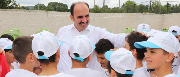 Öğrenciler Atabey Gençlik Kampında bilimle tanışıyor