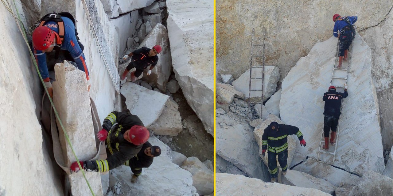 Konya'da maden ocağında feci kaza! İki kayanın arasında can verdi
