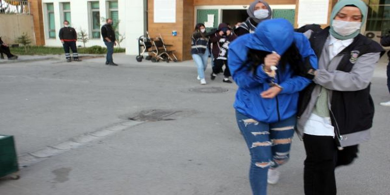 Çocuk yaştaki kızlara zorla fuhuş yaptırıyorlardı! 9 kişi gözaltına alındı