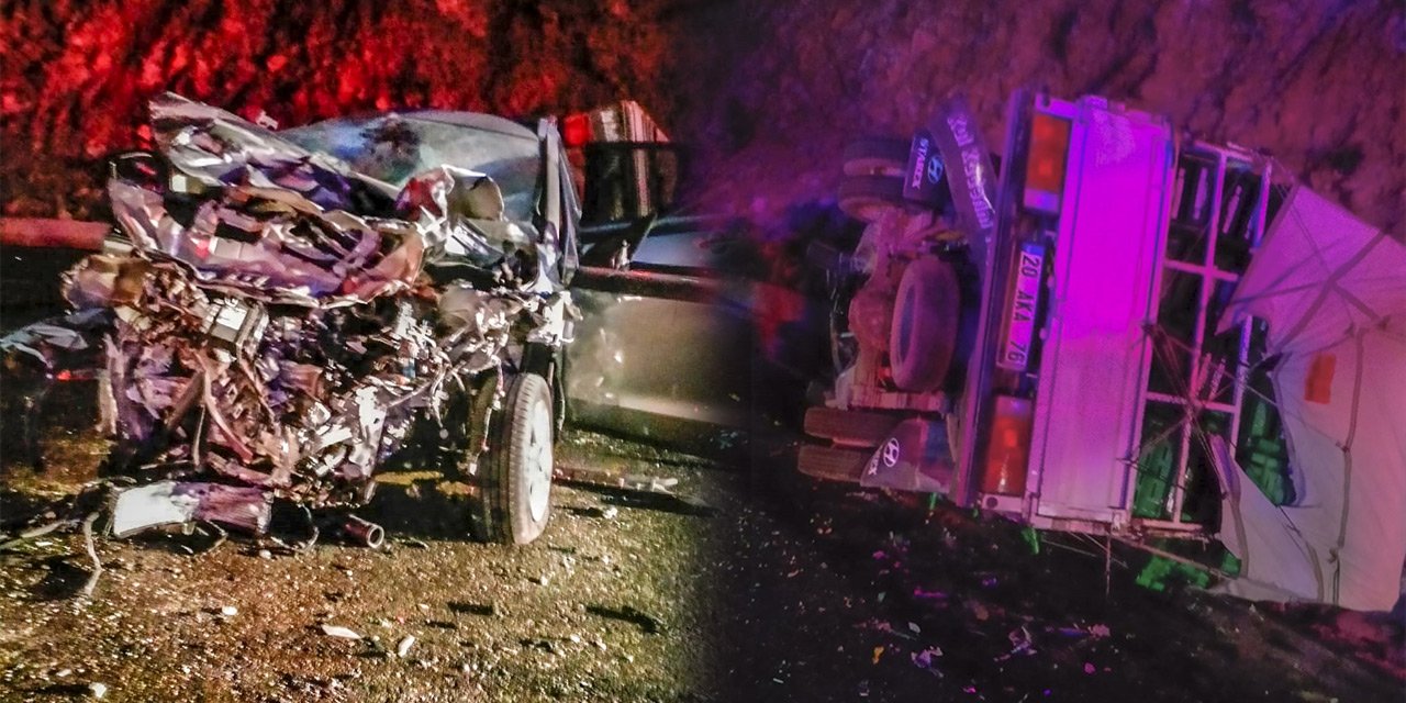 Otomobille kamyonet çarpıştı, ABD uyruklu 2 kişi öldü 2 kişi yaralandı