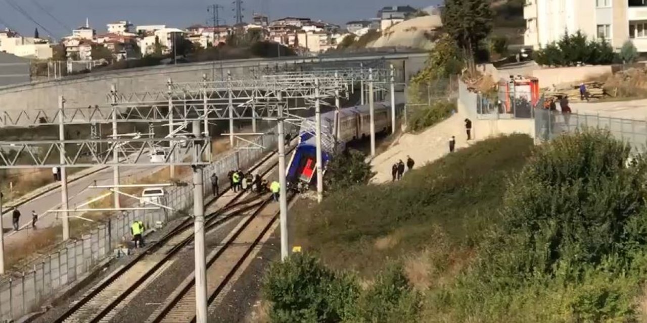 Kocaeli Gebze’de tren kazası