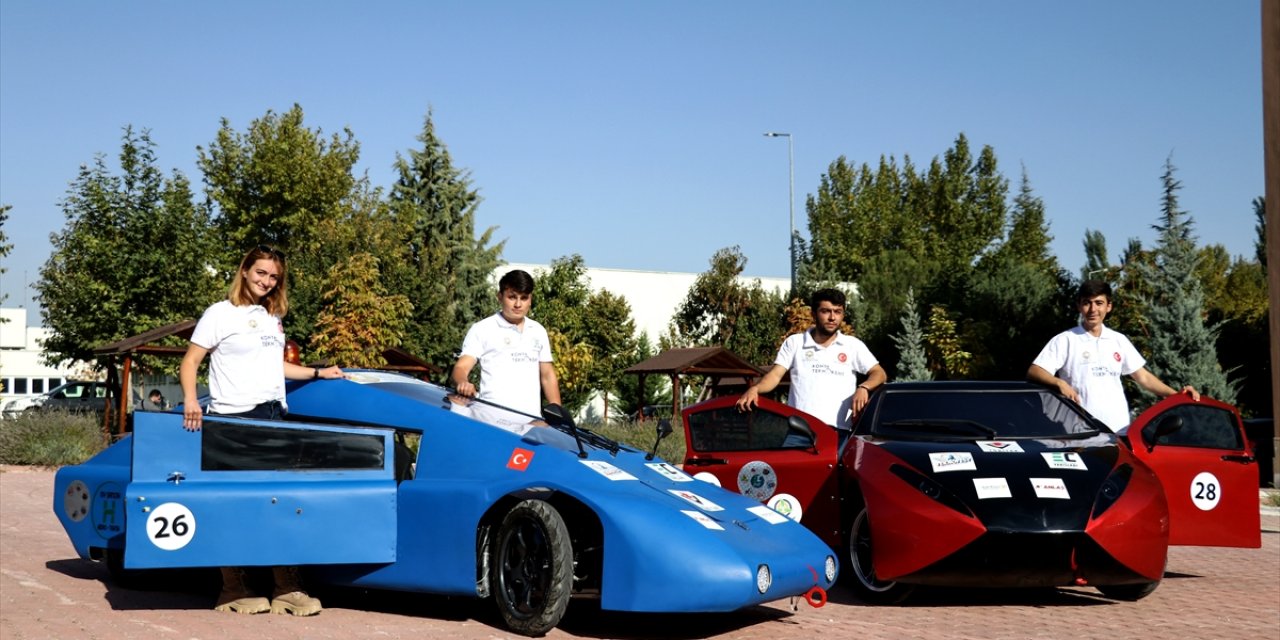 Selçuk Üniversiteli öğrenciler elektromobil ve hidromobil kategorisinde iki otomobil yaptı