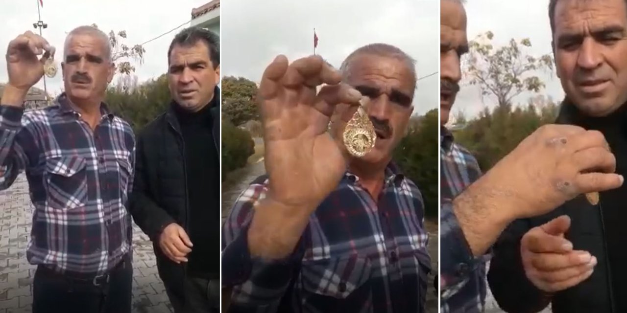 Yer Konya! 3 ay önce kaybolan altın kolyeyi temizlik işçisi buldu, sahibine teslim etti