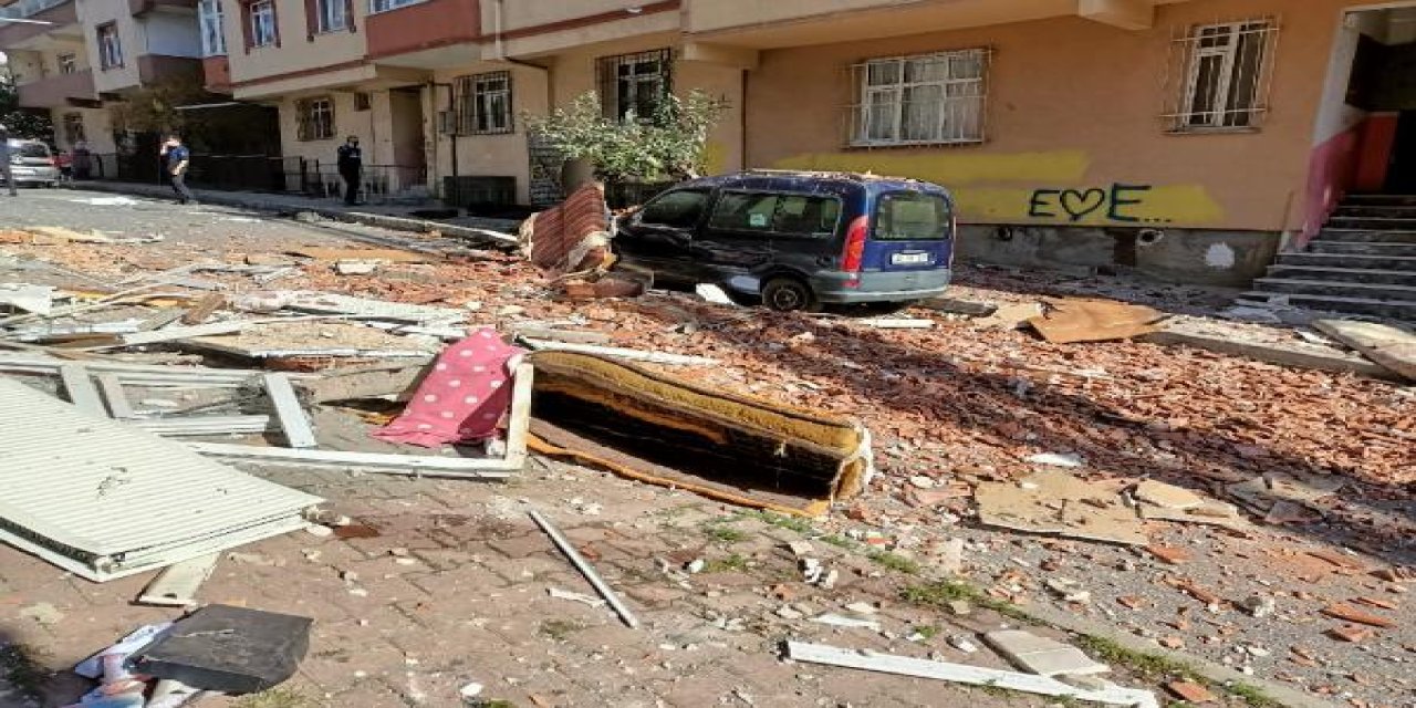 5 katlı binada patlama yaşandı