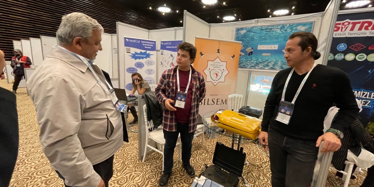 BİLSEM öğrencisi müsilaj riskini tespit eden su altı analiz robotu yaptı