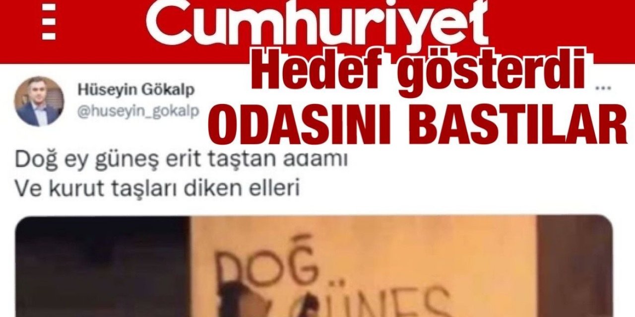 Yer Konya! Cumhuriyet hedef gösterince öğretim üyesinin odasını bastılar