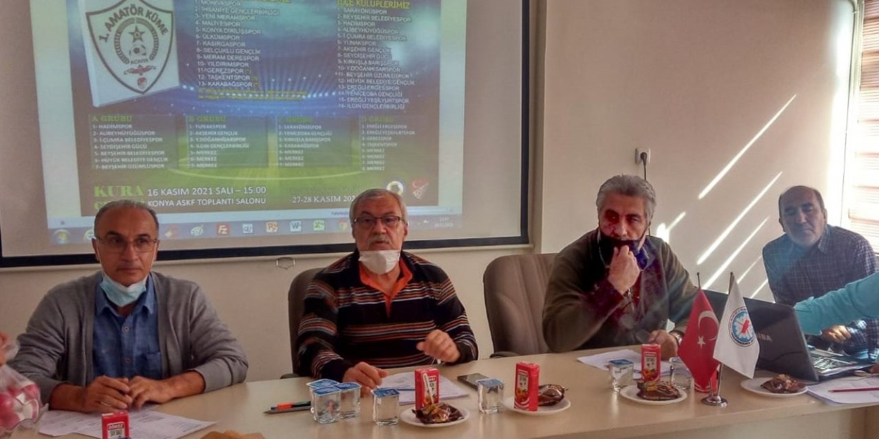 Konya 1’inci Amatör Küme’de gruplar netleşti