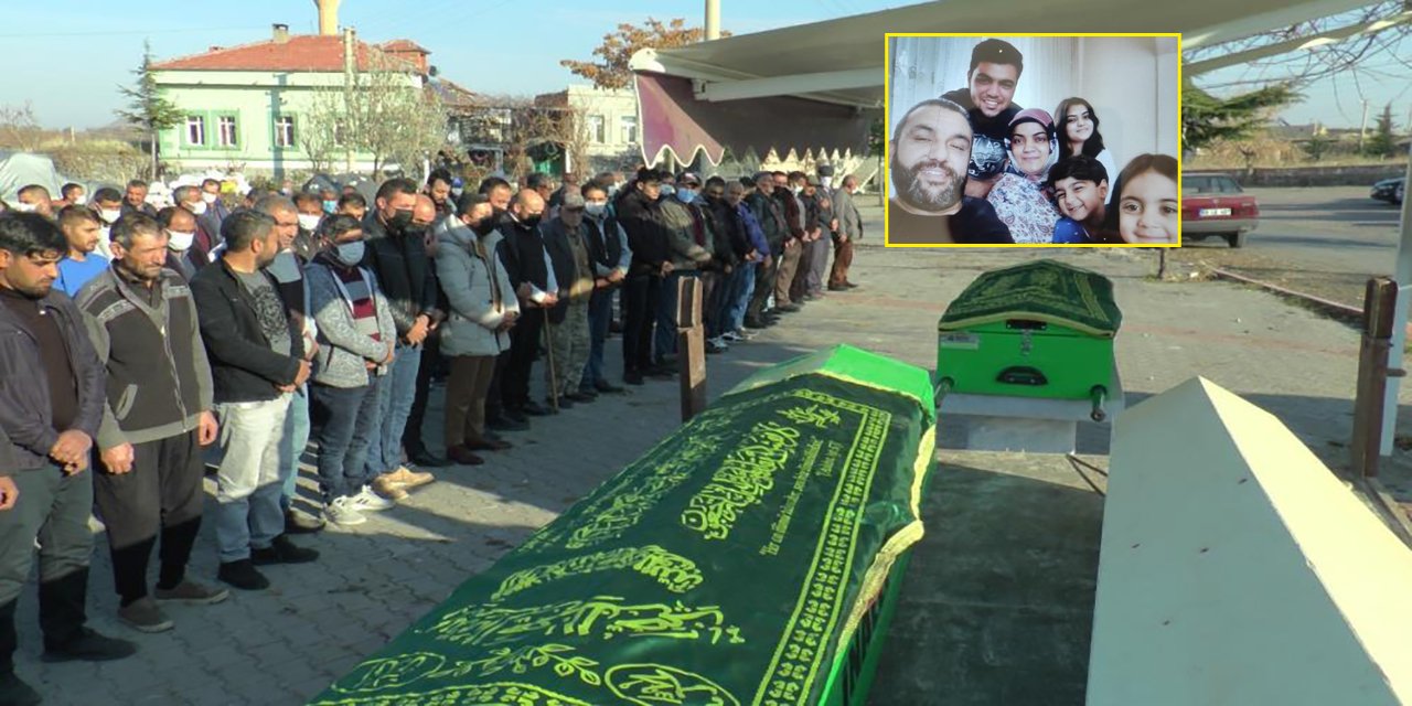 Konya’daki kaza kurbanı baba ve 2 oğluna acı veda! Toprağa verildiler