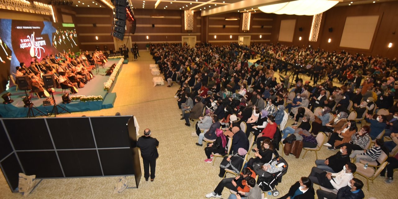 55. Konya Aşıklar Bayramı muhteşem bir programla sona erdi