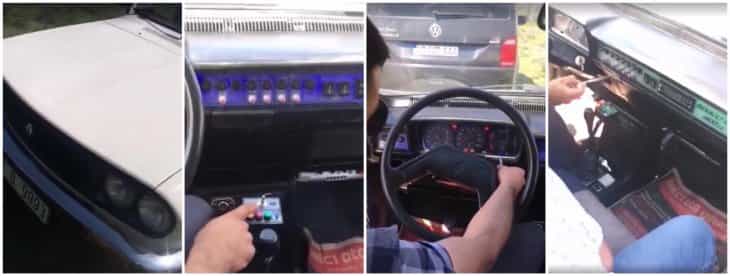 Otomobiline öyle şeyler yaptı ki…