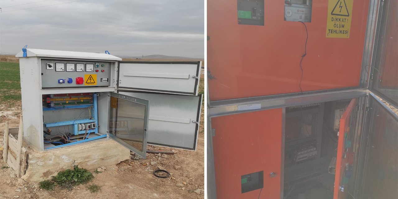 Konya’da hırsızlar tarlalara dadandı! Bir gecede 13 trafoyu çaldılar