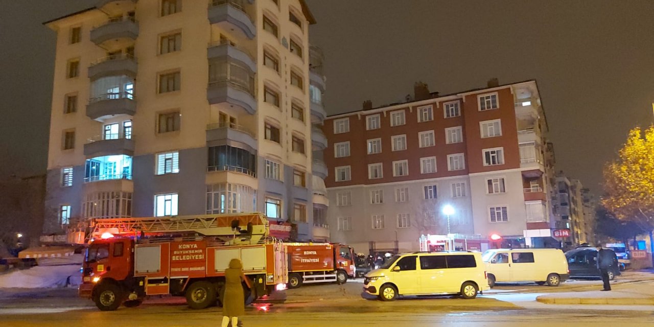 Konya’da markette korkutan yangın! Zamanında müdahale büyümesini önledi